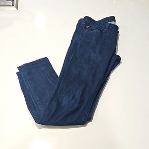 Hudson Jeans Deep Indigo Denim Straight Leg Skinny.  Sz 27